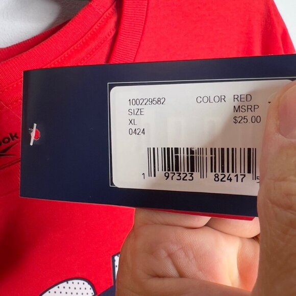 Reebok Men's Usa Graphic Regular-Fit T-Shirt - Red Size XL - Picture 6 of 6